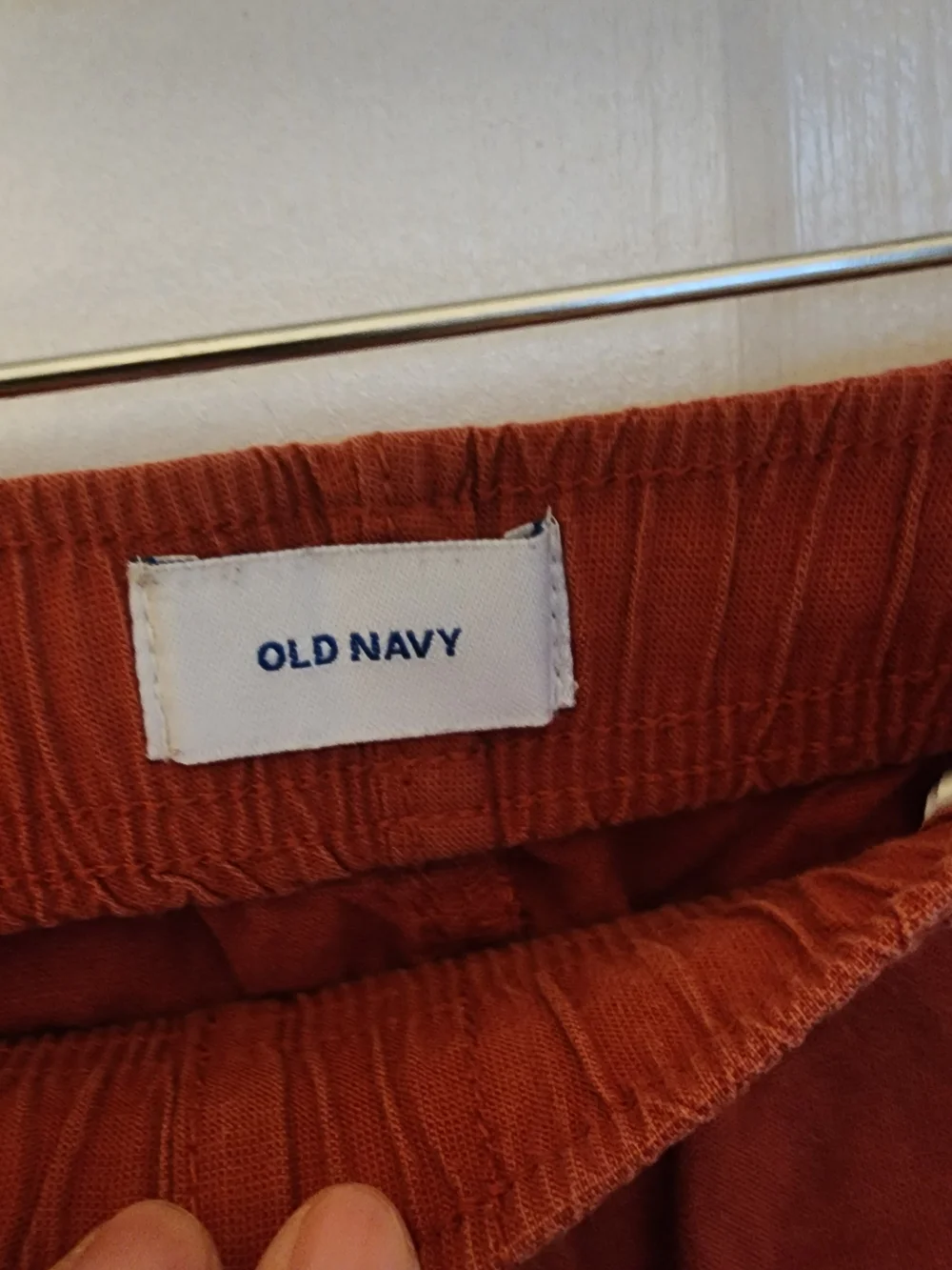 Old Navy Boys Shorts XL 14-16 Rust Orange Drawstring Casual Summer Beach Casual